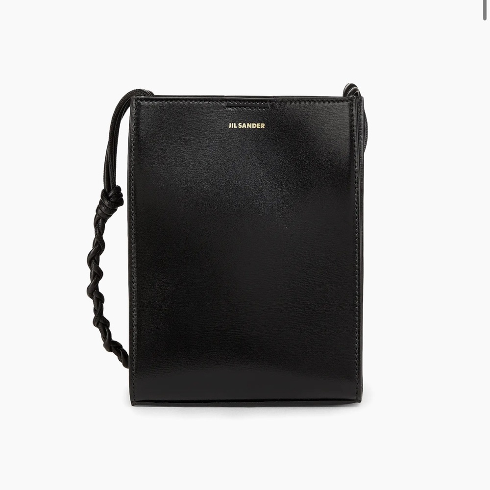 Jil Sander Black leather crossbody bag
